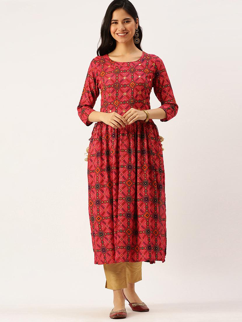 women's flared kurta - 18480667 - Zoom Image - 0