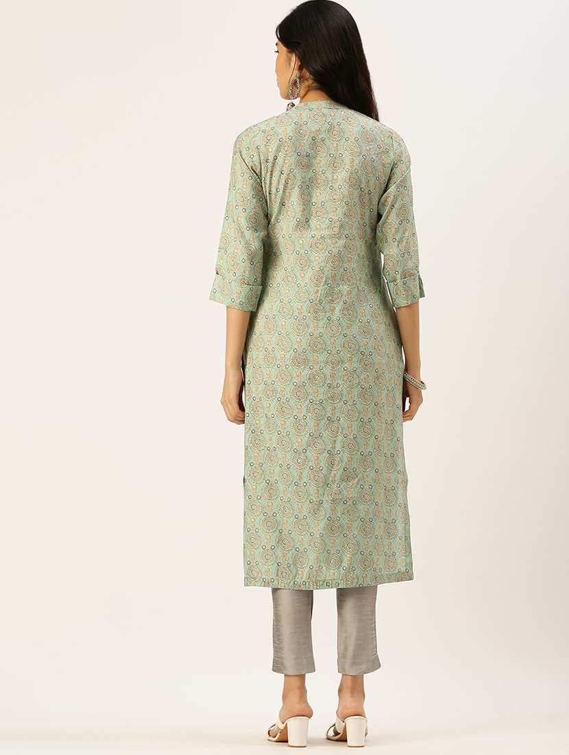 women's straight kurta - 18480707 -  Standard Image - 2
