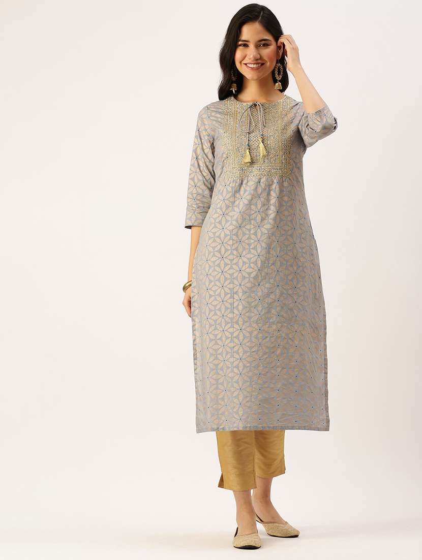 women's straight kurta - 18480723 -  Zoom Image - 0