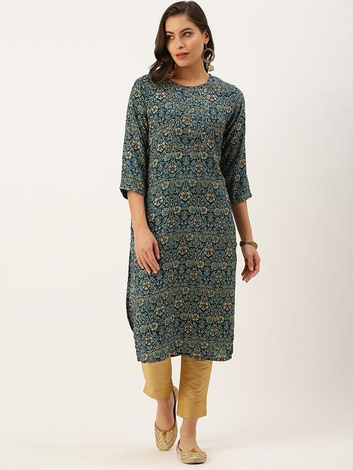 women's straight kurta - 18480749 -  Standard Image - 0