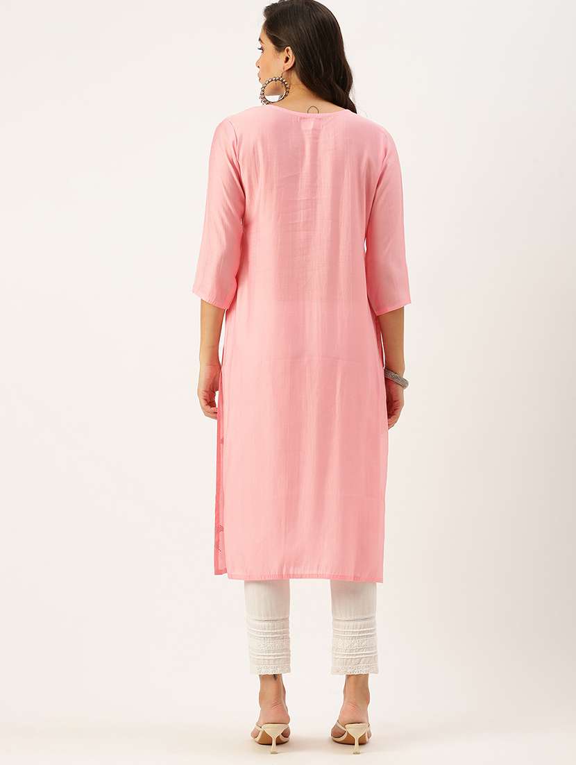 women's straight kurta - 18480762 -  Standard Image - 2