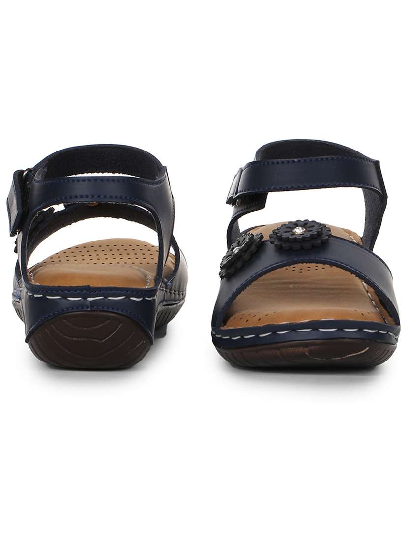 women embellished back strap wedge - 18482185 - Standard Image - 2