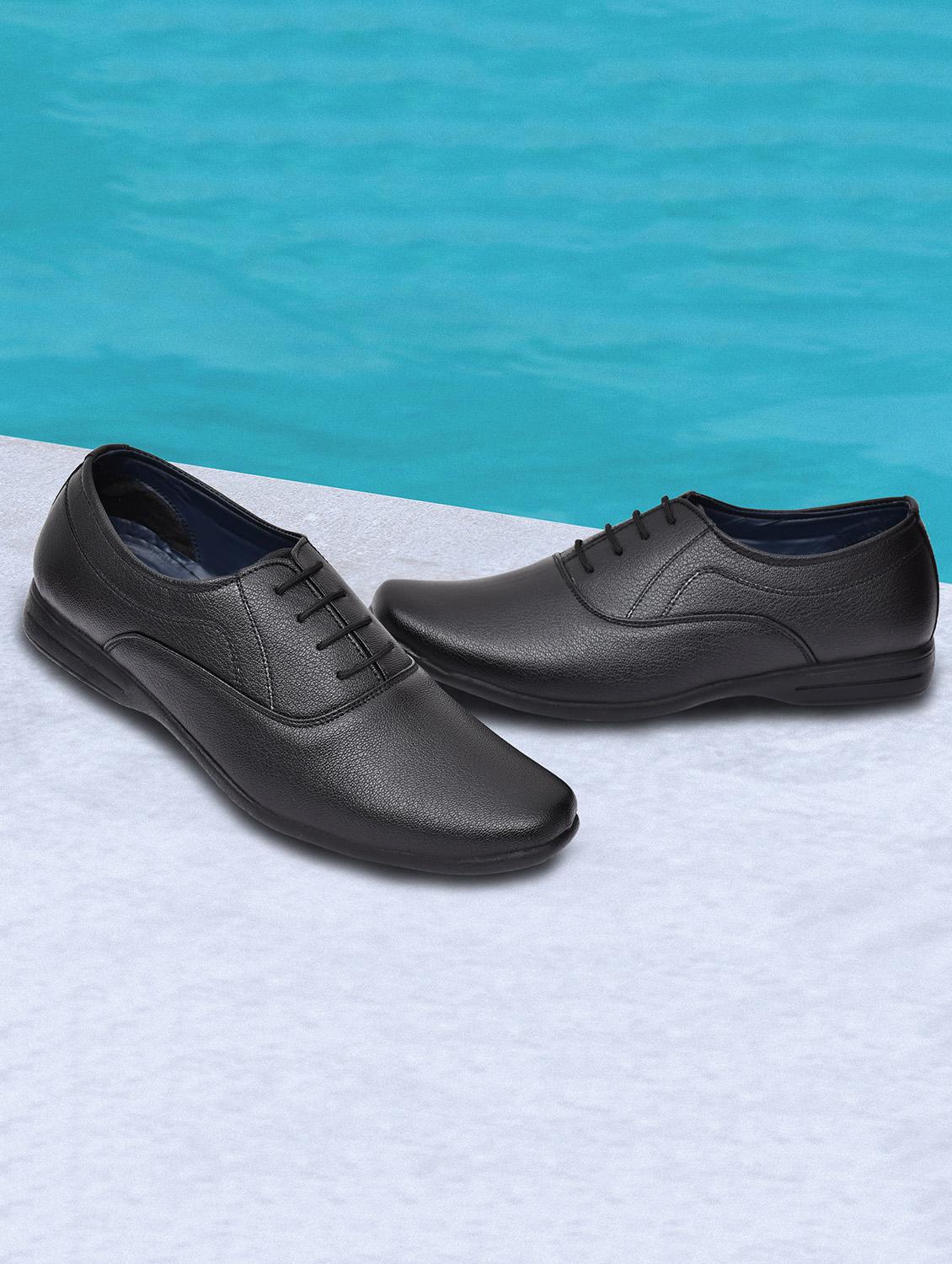 mens black lace-up oxford - 18487677 - Standard Image - 2