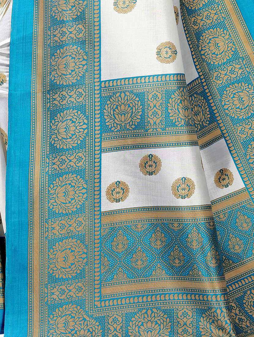 women printed saree with blouse - 18488447 - Standard Image - 2