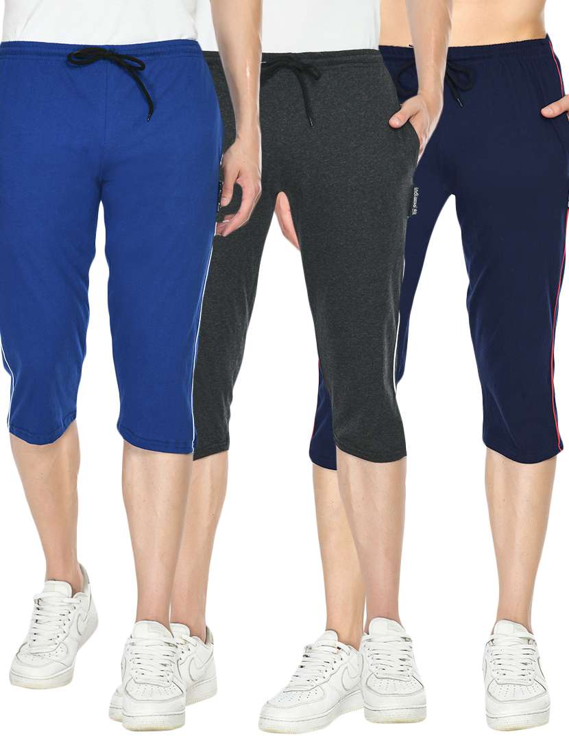 set of 3 solid three fourth