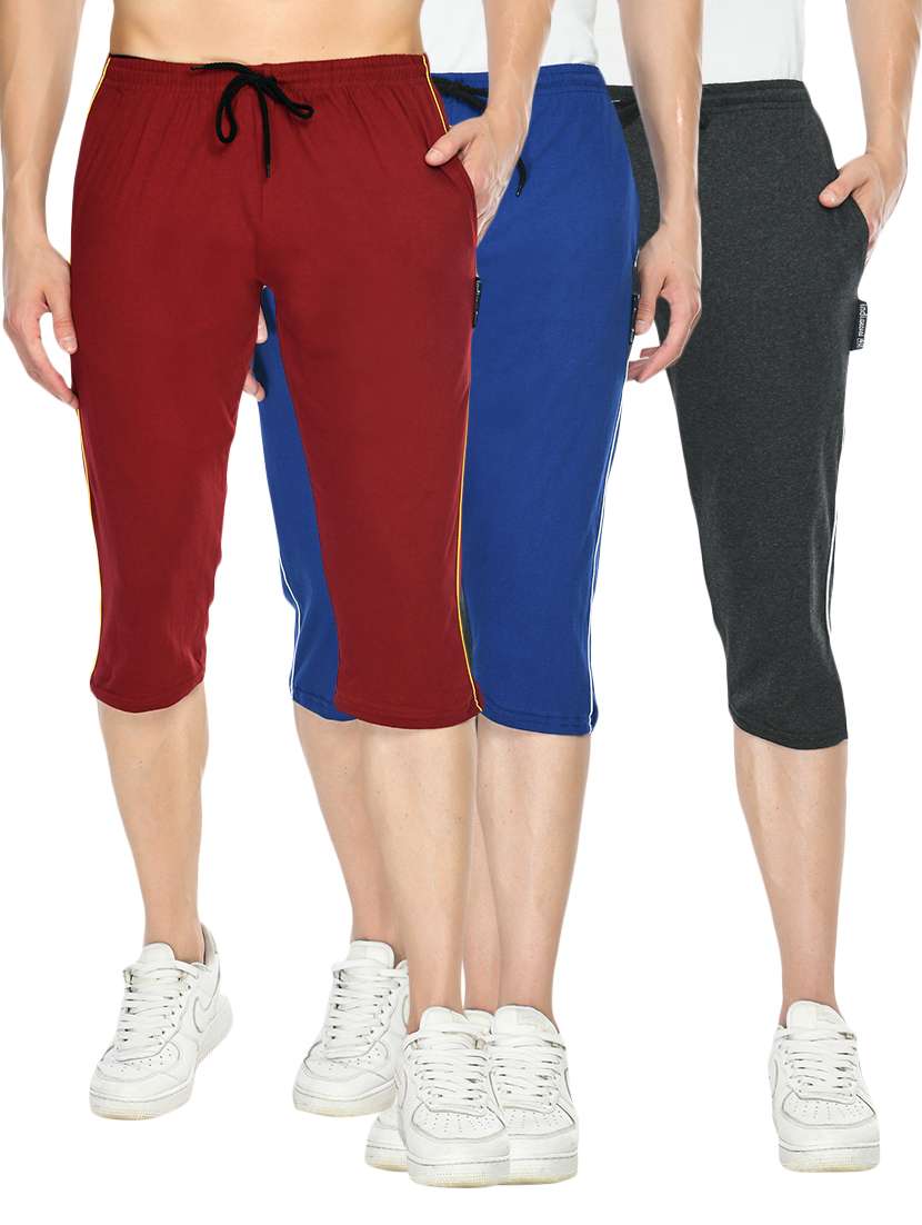 set of 3 solid three fourth