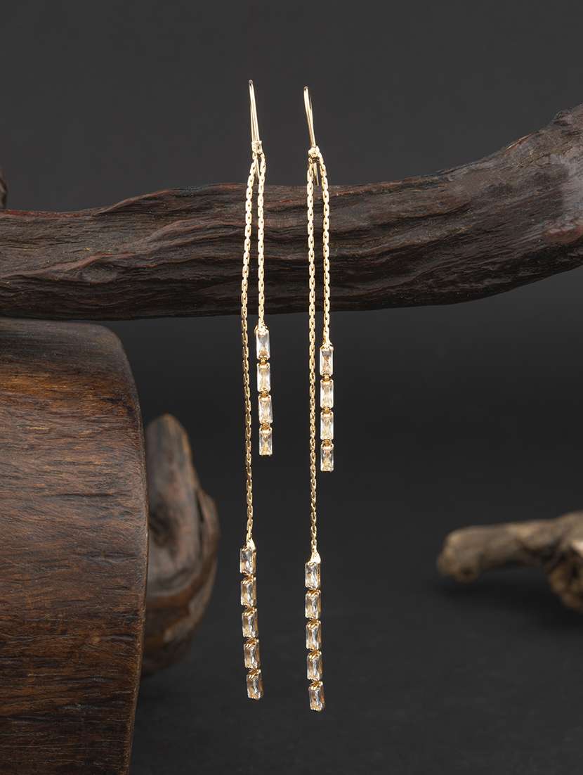 gold-toned beads detailing dangler