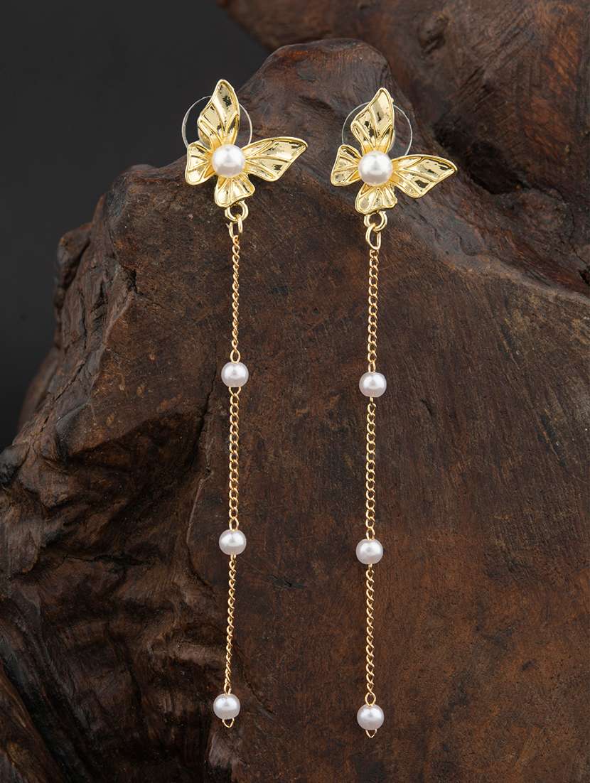  gold-toned beads detailing dangler