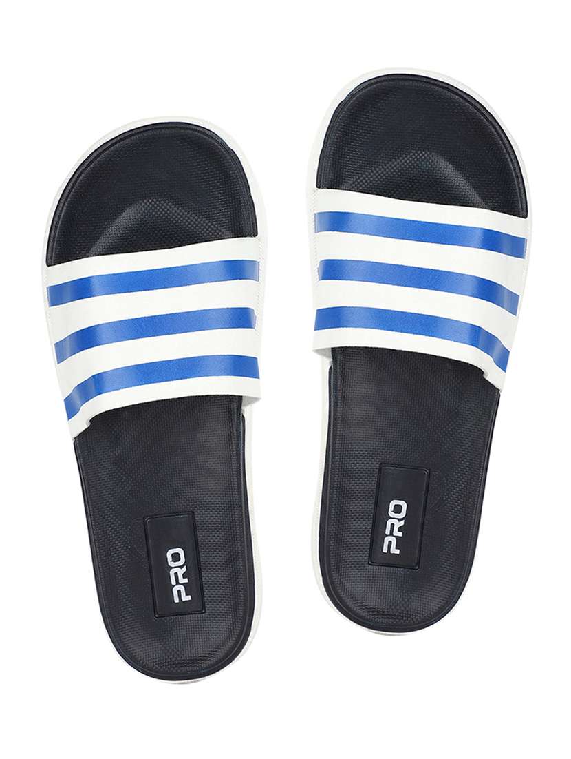 mens blue slip on slipper