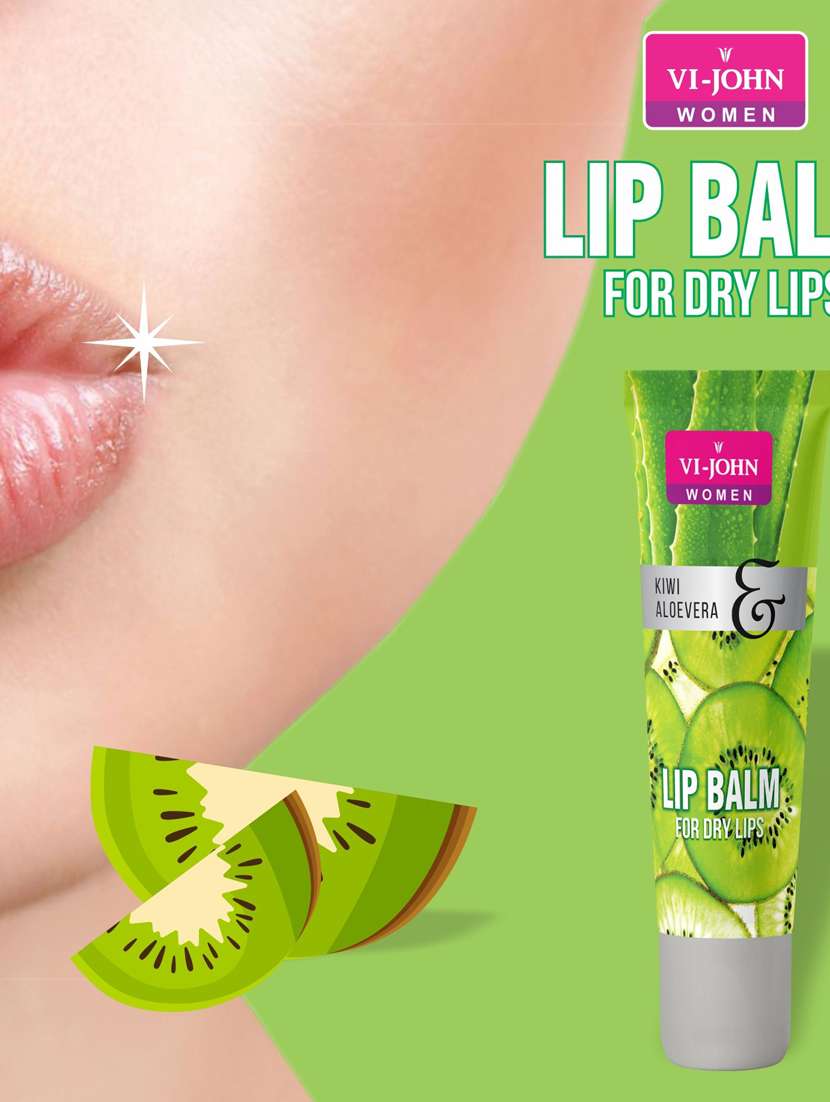 vi-john lip balm kiwi aloeverea  10gm pack of 12 - 18498742 -  Standard Image - 2