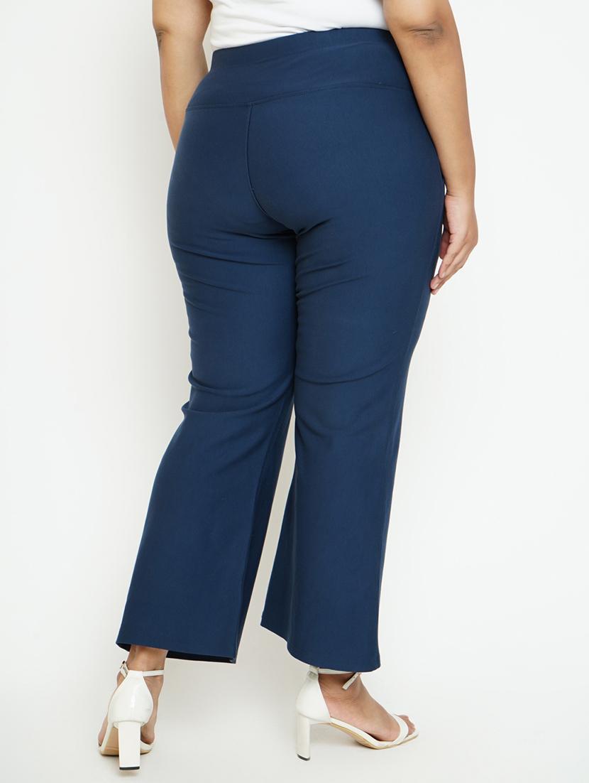 high waist plus size trouser - 18500225 - Standard Image - 2