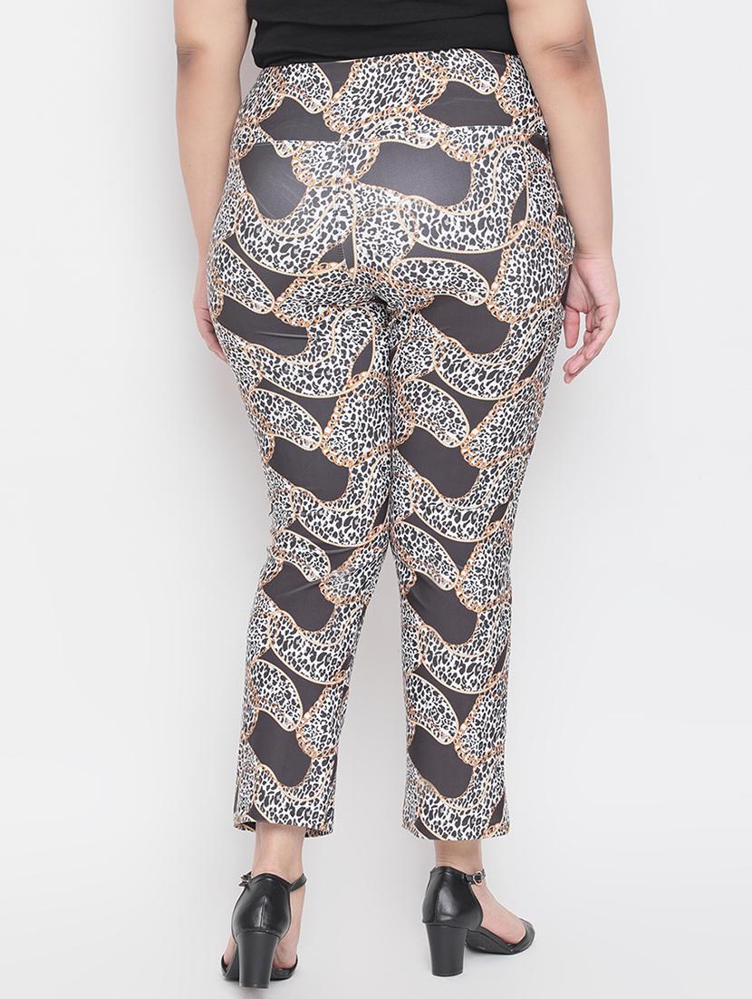high rise printed plus size jegging - 18500251 - Standard Image - 2