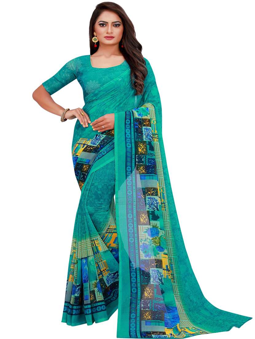 pack of 2 printed sarees - 18500730 -  Standard Image - 2