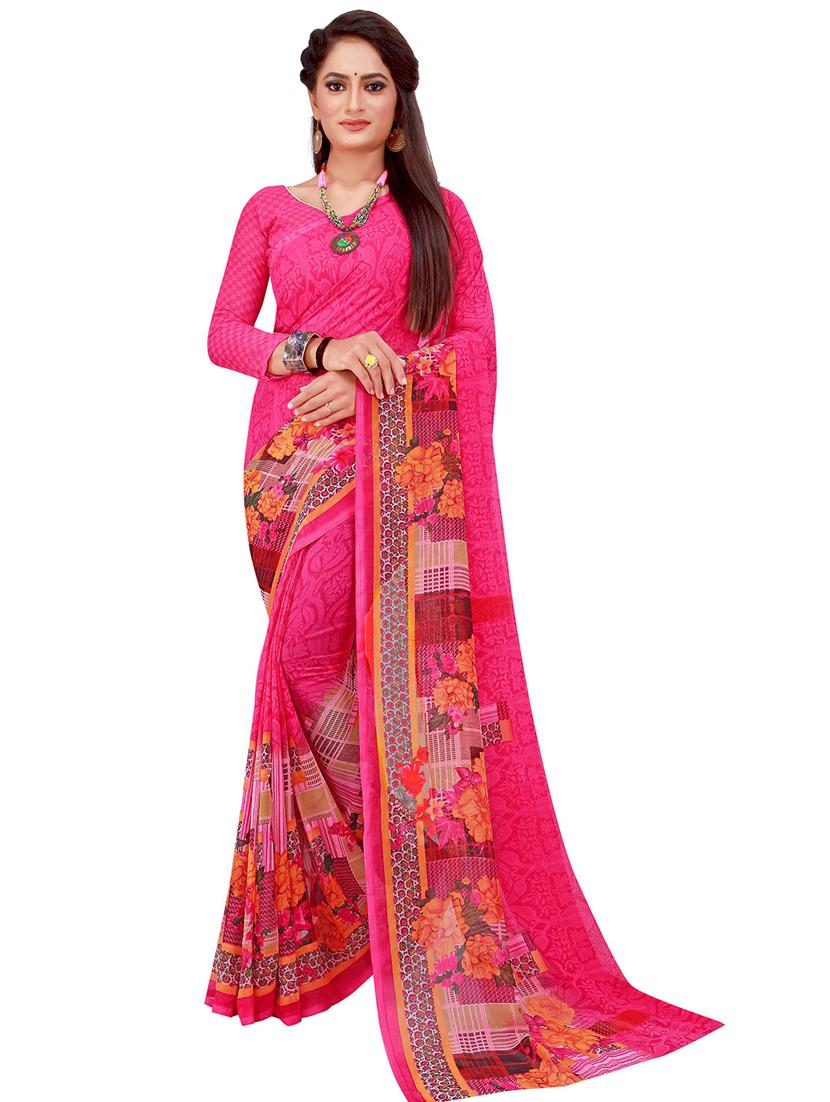 women's saree combo with blouse - 18500868 - Standard Image - 2