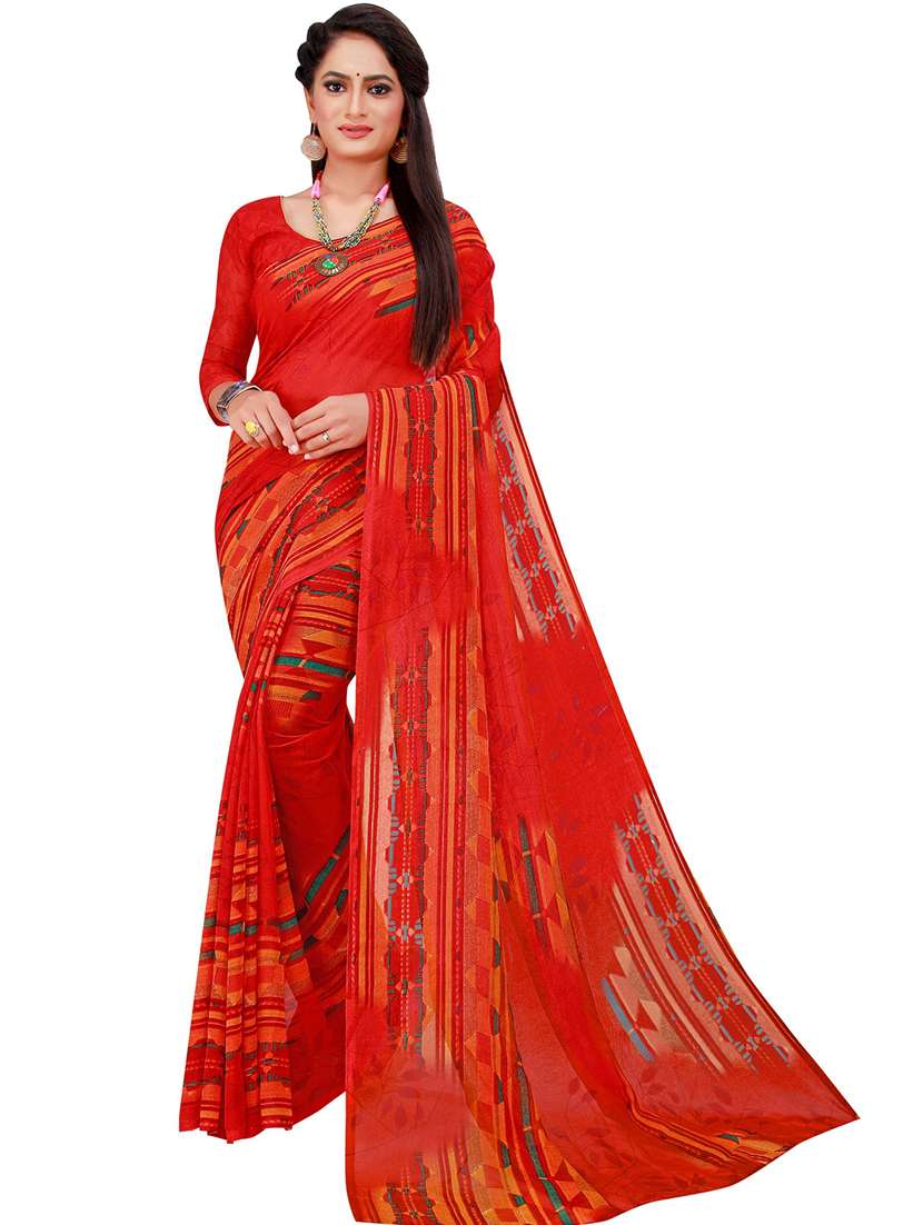 pack of 2 printed saree - 18500942 -  Standard Image - 2