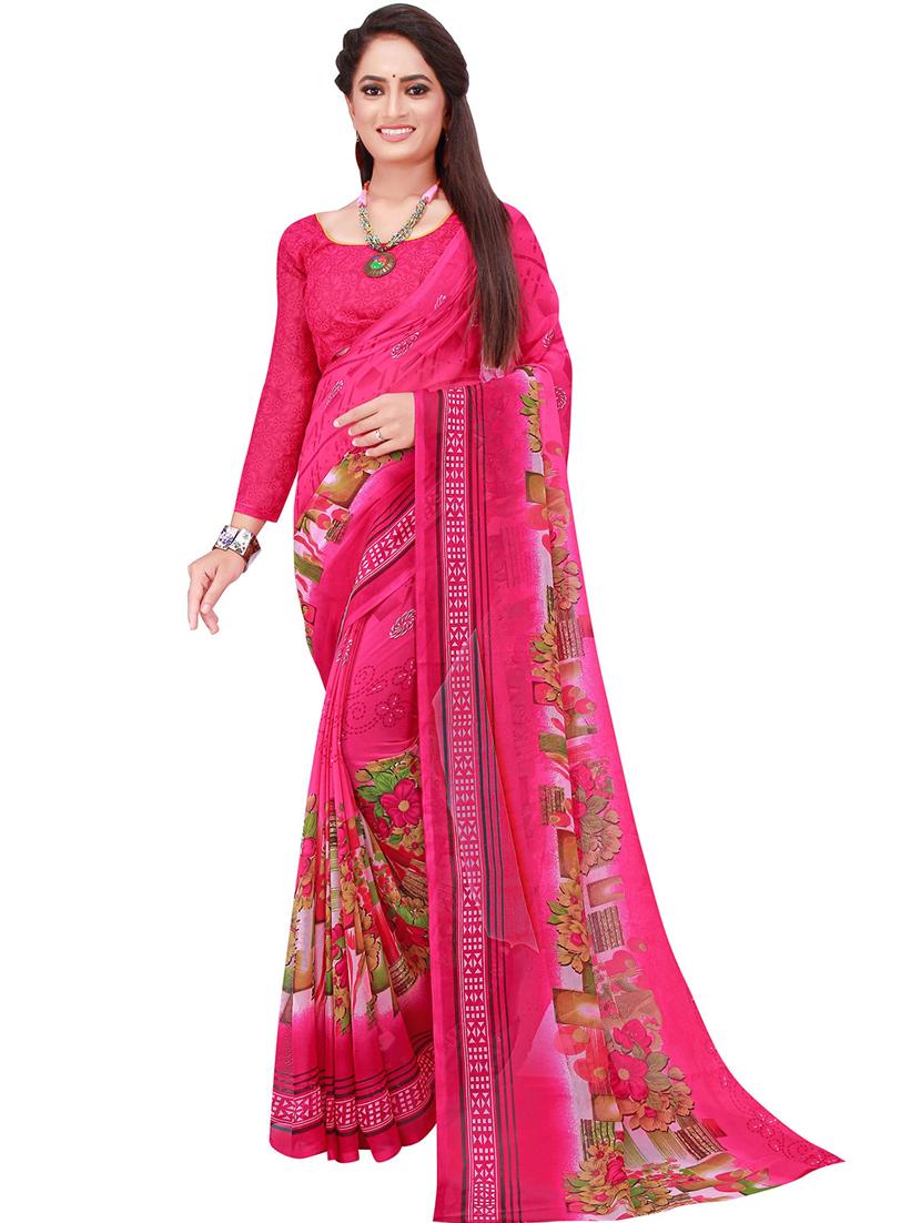 women's saree combo with blouse - 18500971 - Standard Image - 2