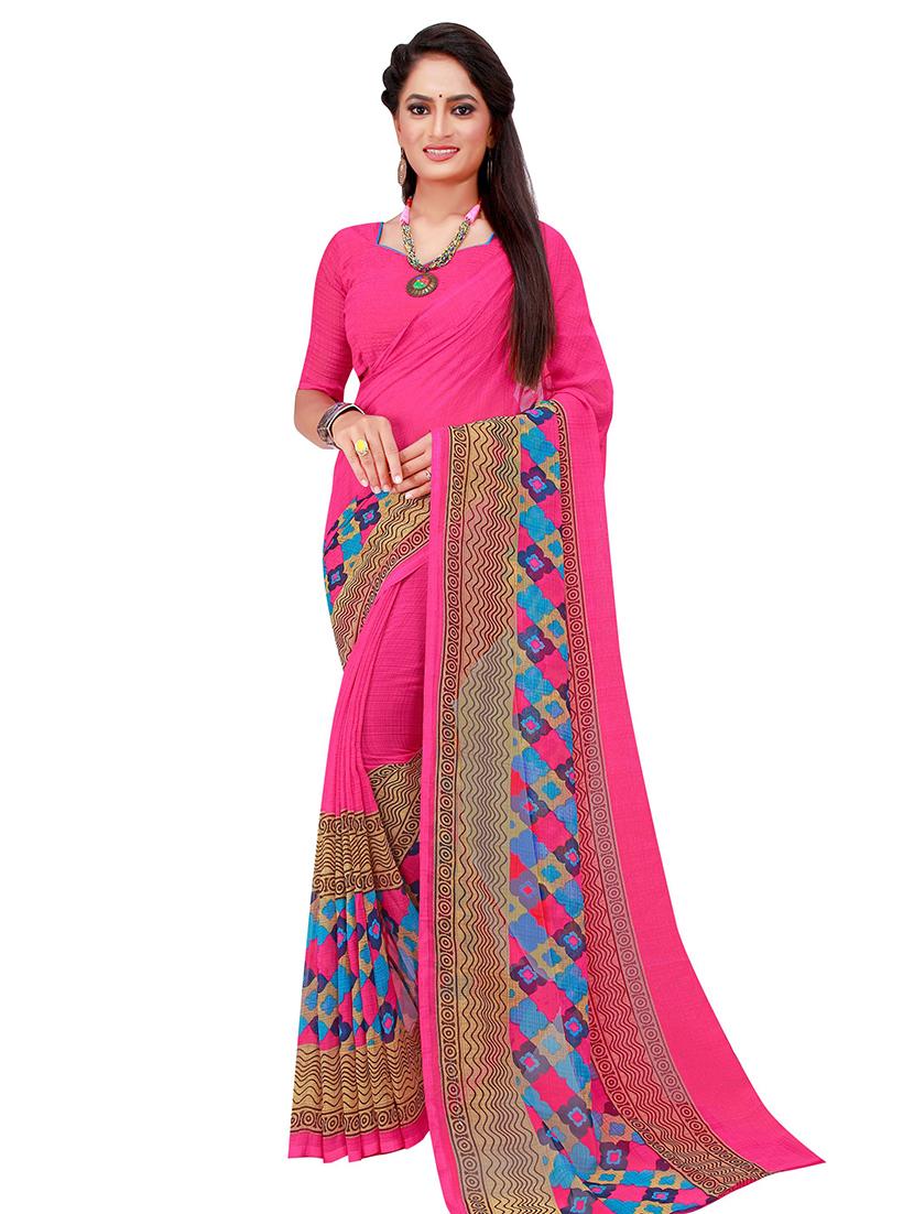 women's saree combo with blouse - 18501708 - Standard Image - 2