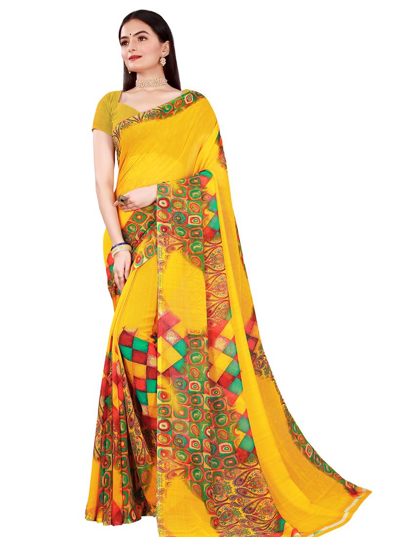 women's saree combo with blouse - 18501751 - Standard Image - 2