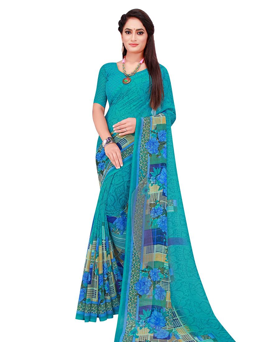 women's saree combo with blouse - 18501797 - Standard Image - 2