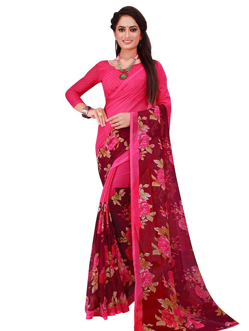 women's saree combo with blouse - 18501829 -  Standard Image - 2