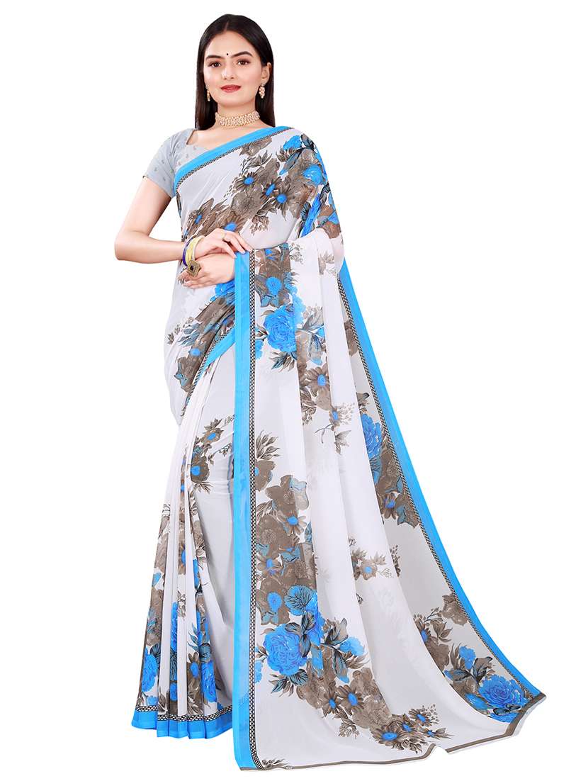 women's saree combo with blouse - 18502113 - Standard Image - 2