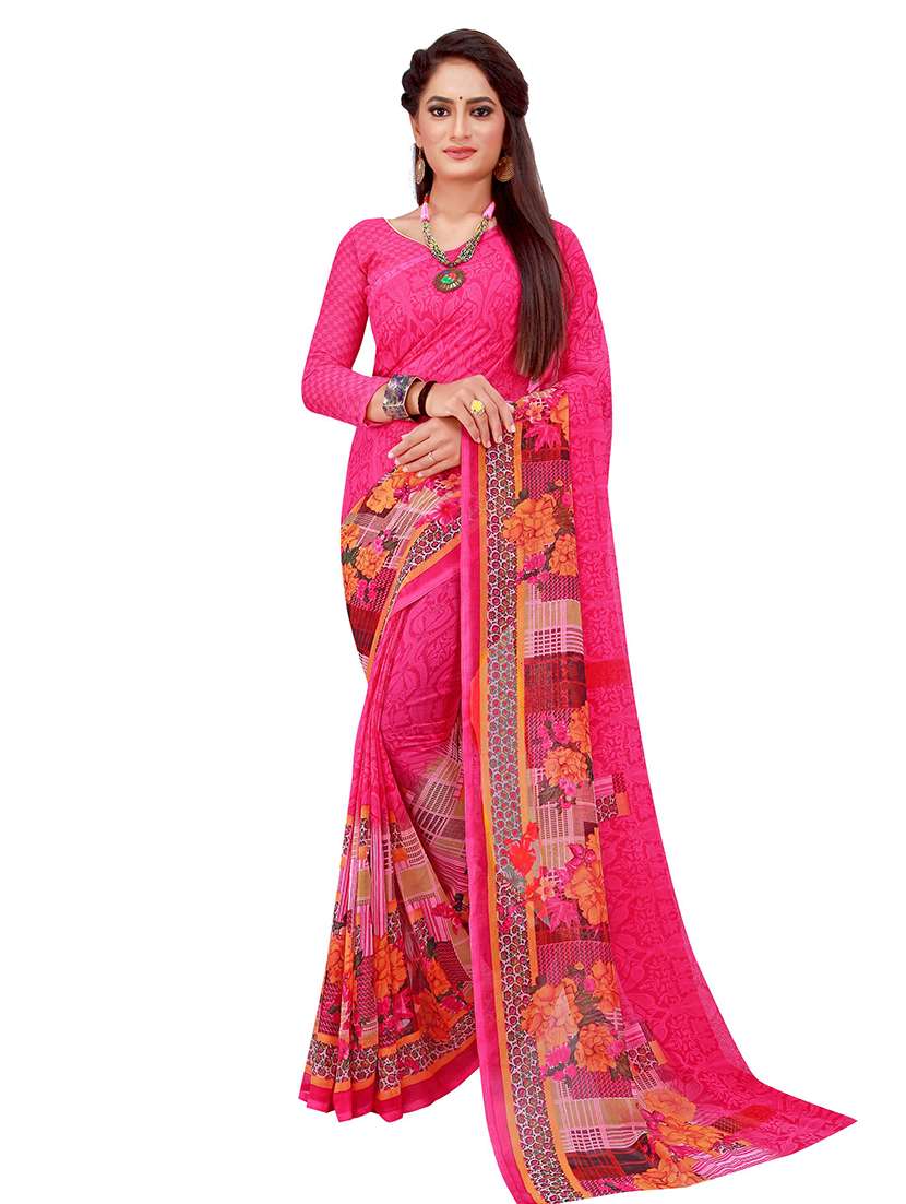 women's saree combo with blouse - 18502166 -  Standard Image - 2