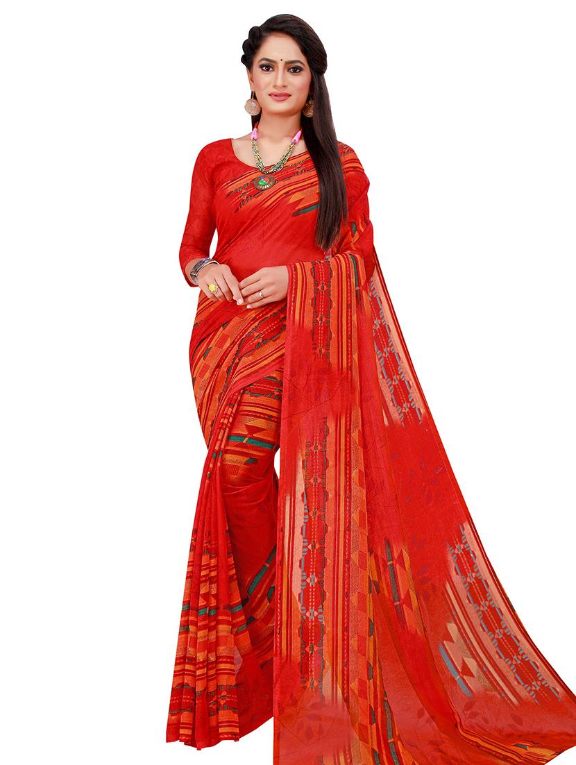 pack of 2 printed sarees - 18502196 - Standard Image - 2