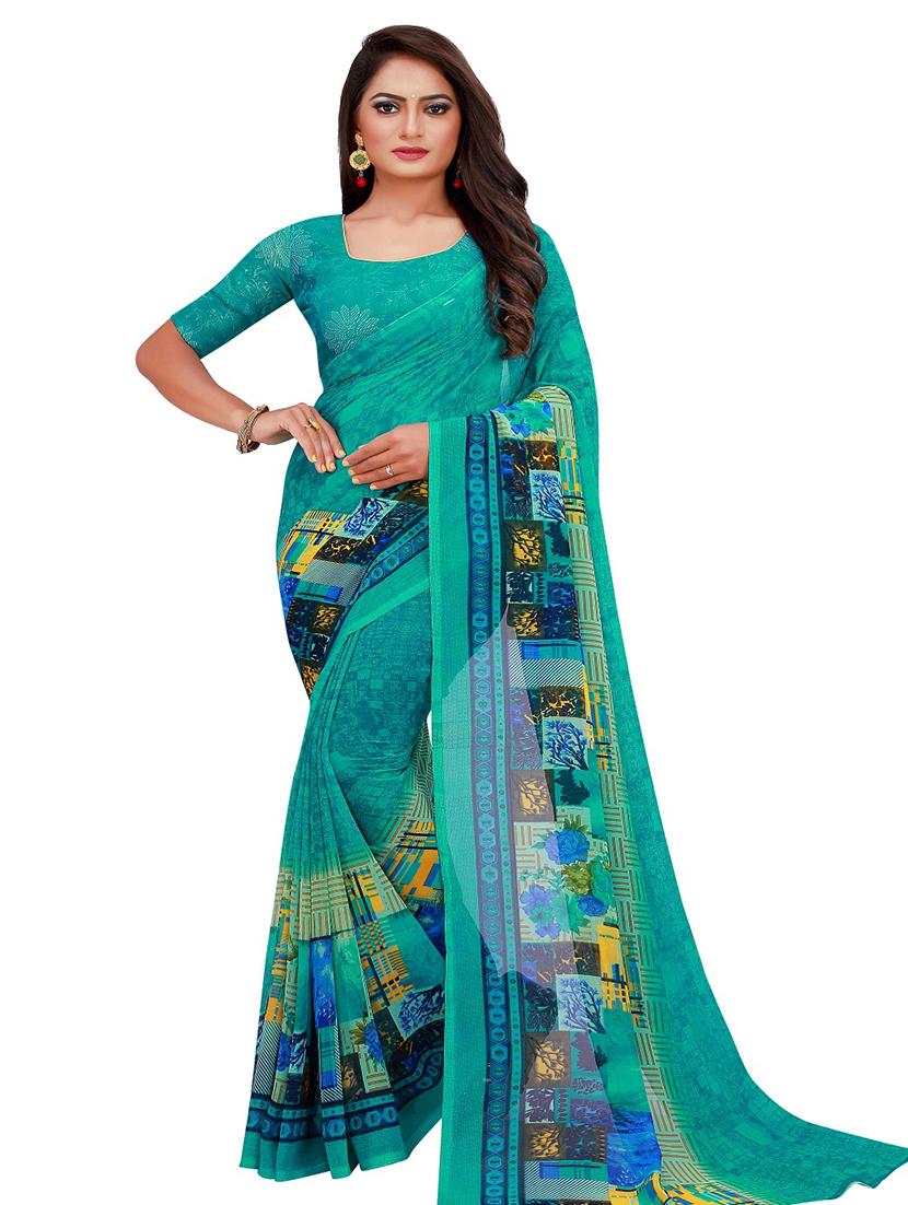pack of 2 printed sarees - 18502208 - Standard Image - 2