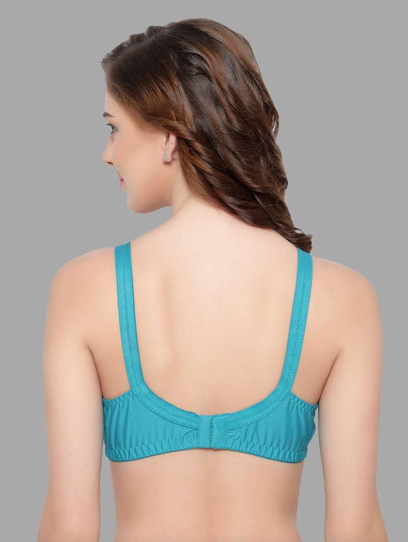 lace detailed non padded regular bra - 18503831 - Standard Image - 2