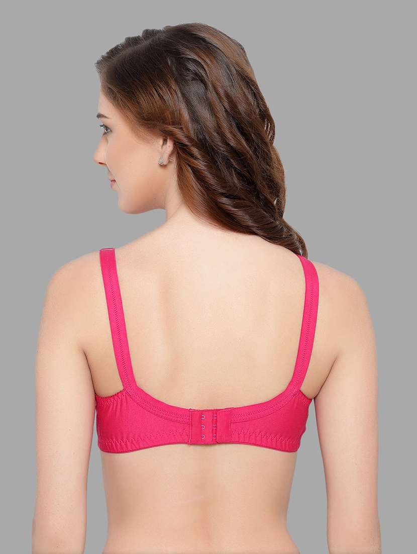 lace detailed non padded regular bra - 18503832 - Standard Image - 2