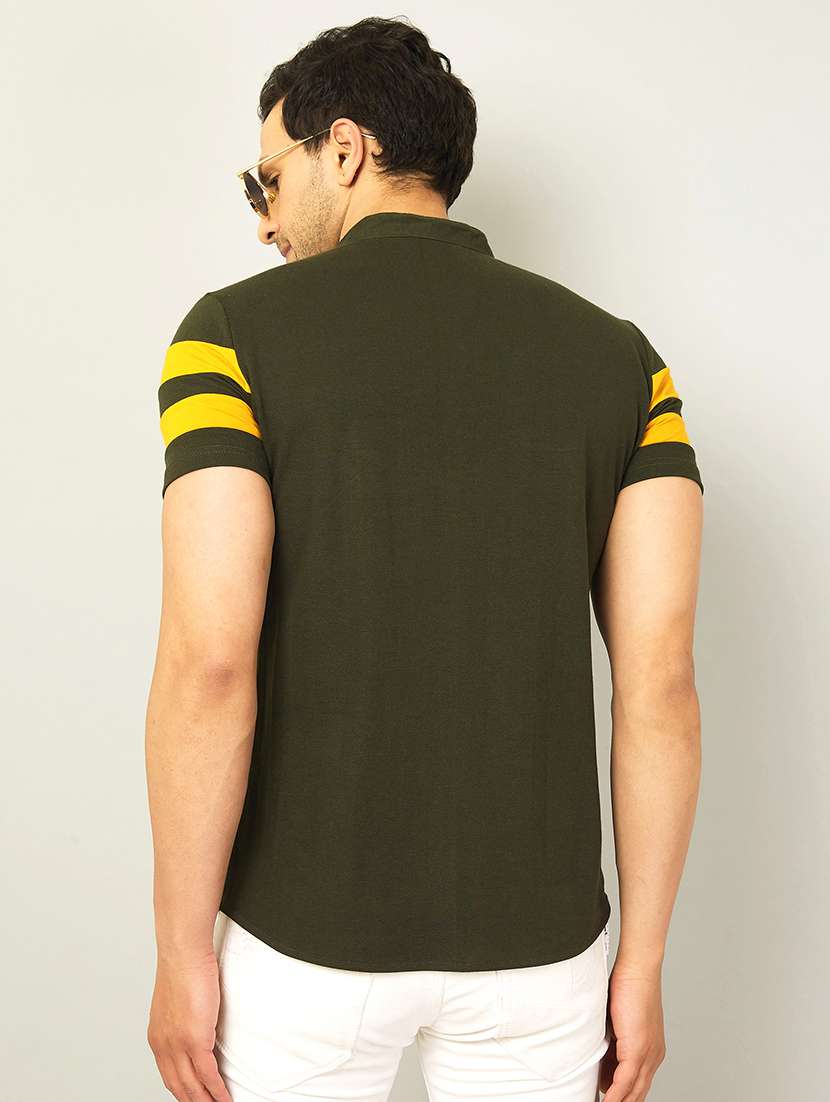 mens stripes casual shirt - 18507411 - Standard Image - 2