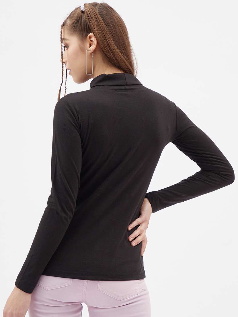 women's straight mock neck top - 18507736 -  Standard Image - 2