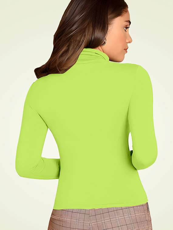 women's straight mock neck top - 18507759 -  Standard Image - 2