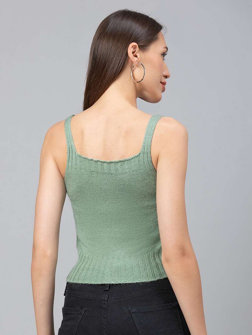 women's straight square neck top - 18507899 -  Standard Image - 2