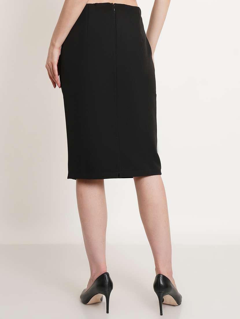 mid rise solid bodycon skirt  - 18509665 -  Standard Image - 2