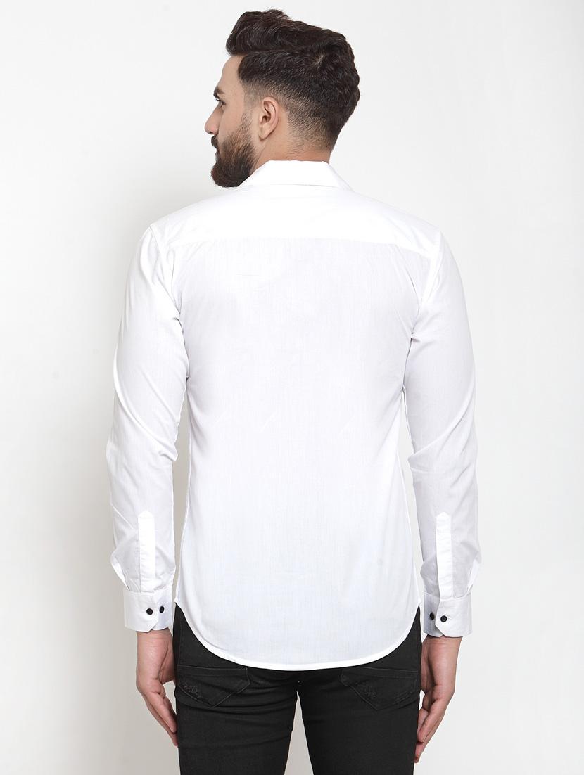 mens solid casual shirt - 18509932 - Standard Image - 2