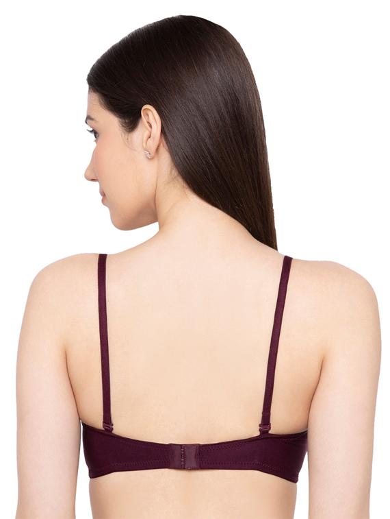 purple lightly padded regular bra - 18510390 - Standard Image - 2