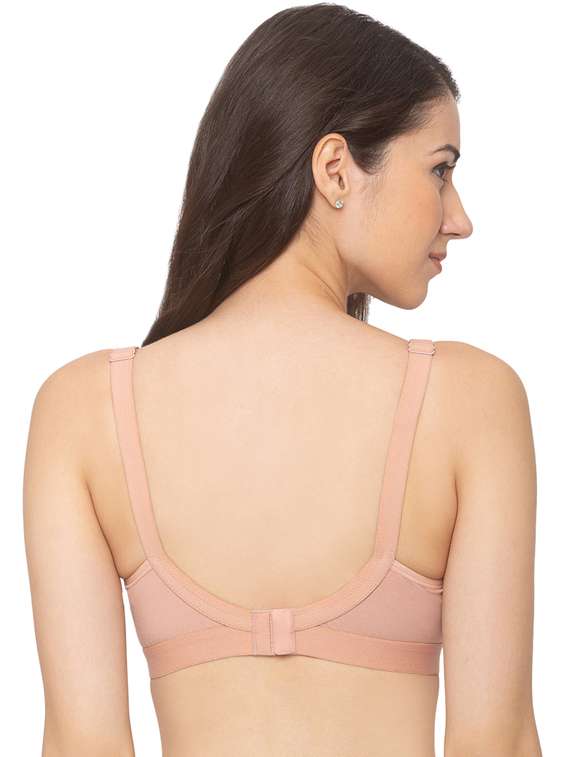 peach non padded regular bra - 18510394 - Standard Image - 2