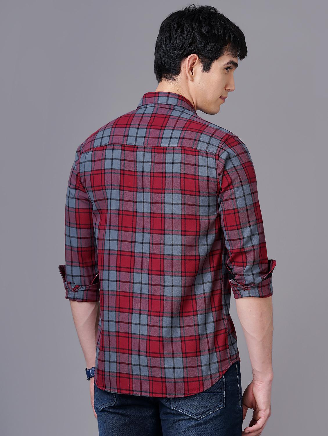 check print casual shirt - 18512112 - Standard Image - 2