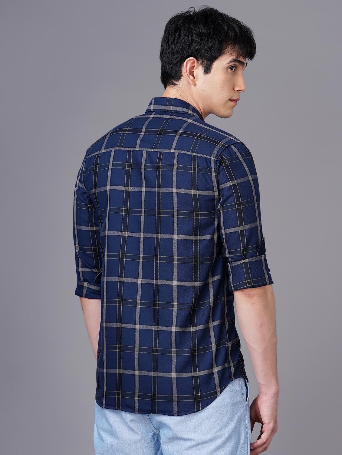 check print casual shirt - 18512117 - Standard Image - 2