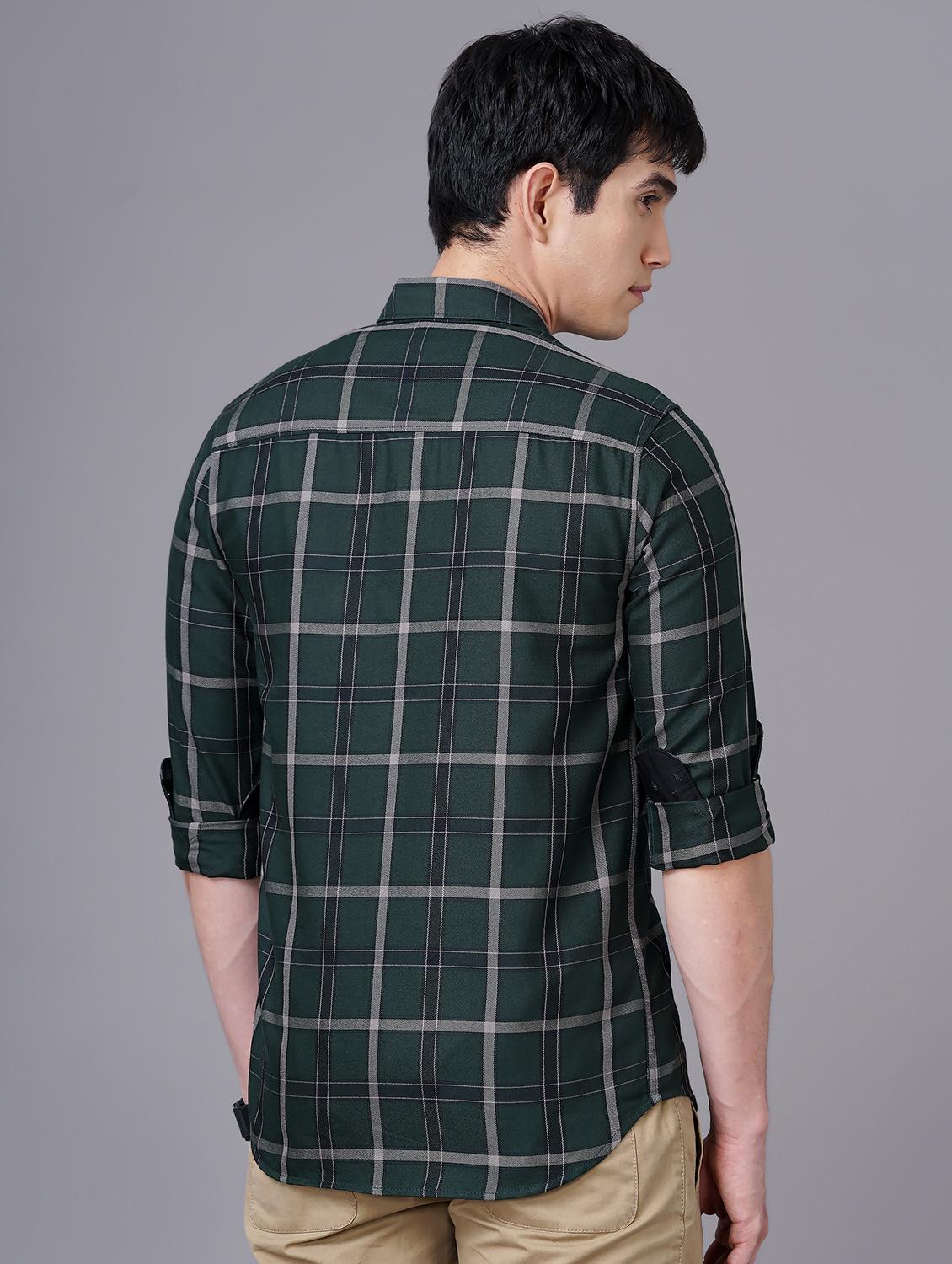 check print casual shirt - 18512118 - Standard Image - 2