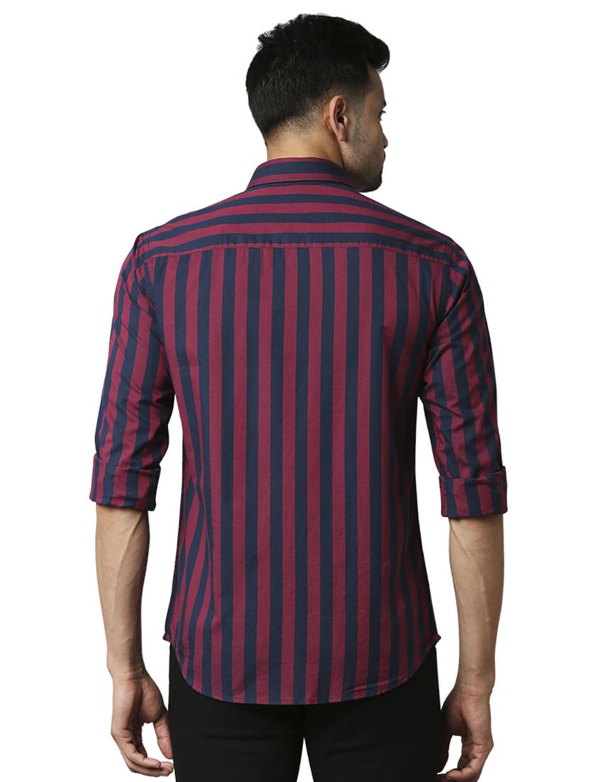 red striped casual shirt - 18512514 - Standard Image - 2