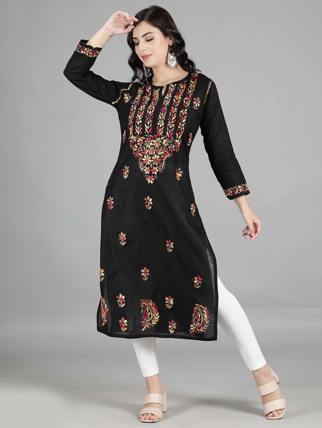 women's straight kurta - 18512686 -  Zoom Image - 0
