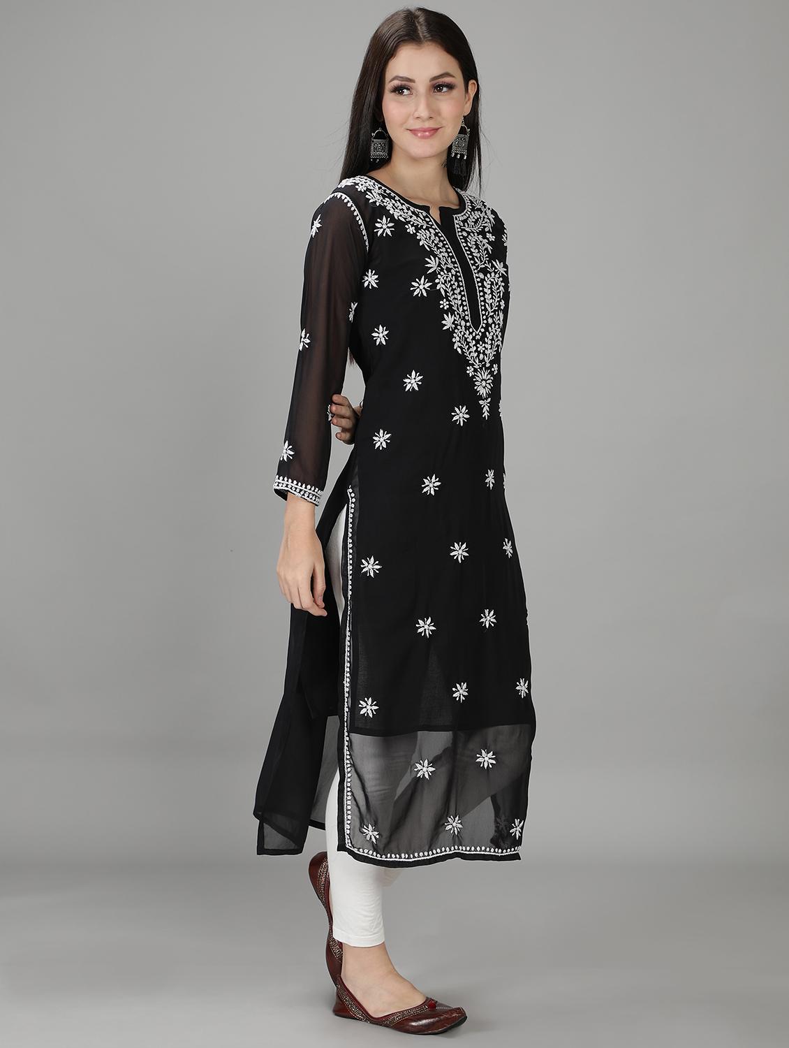 women's straight kurta - 18512695 - Standard Image - 2