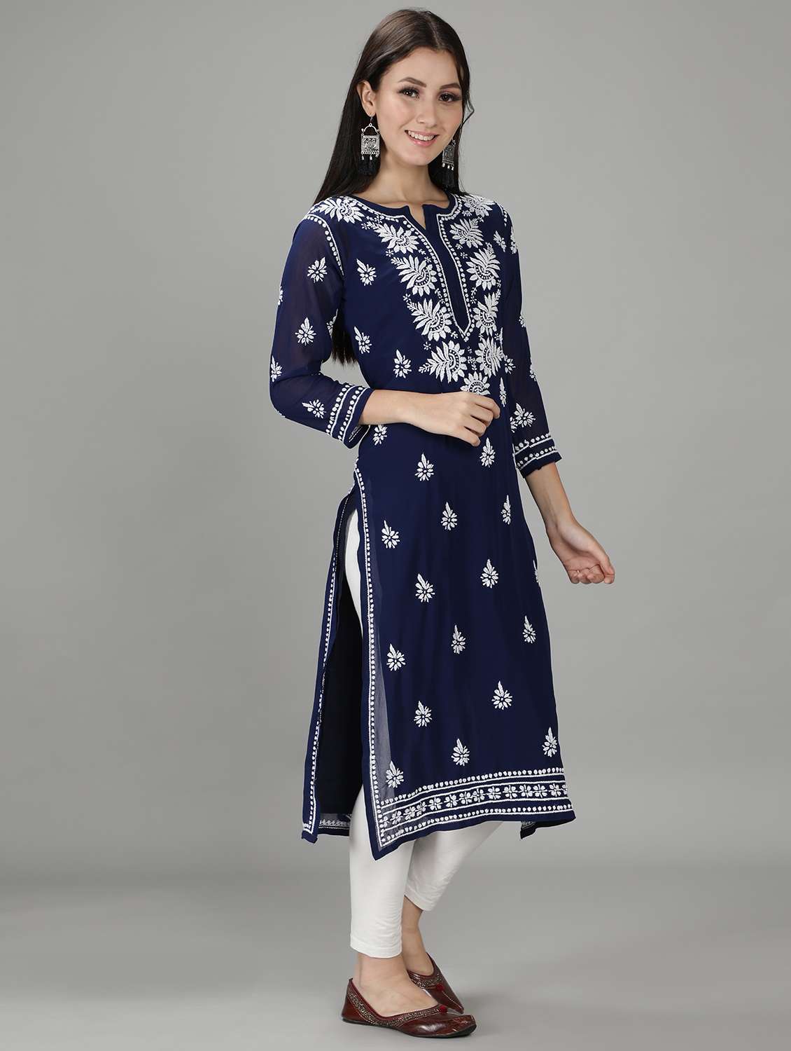 women's straight kurta - 18512724 -  Standard Image - 2