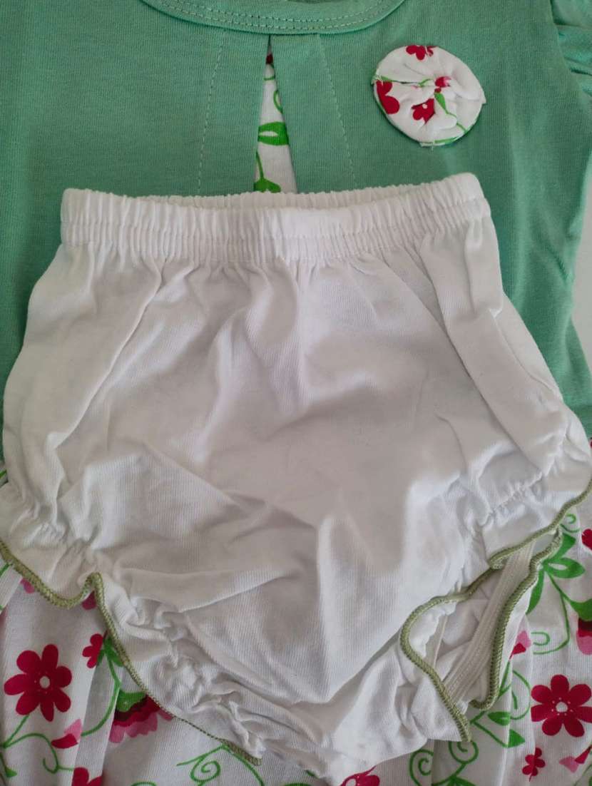 girls round neck short sleeves frock - 18513440 -  Standard Image - 2