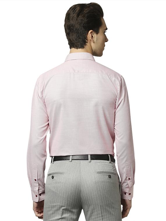 pink solid formal shirt - 18513484 - Standard Image - 2