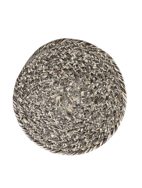 mnd villa jute coaster set, natural rope coasters 5x5 inch (set of 4 pcs)