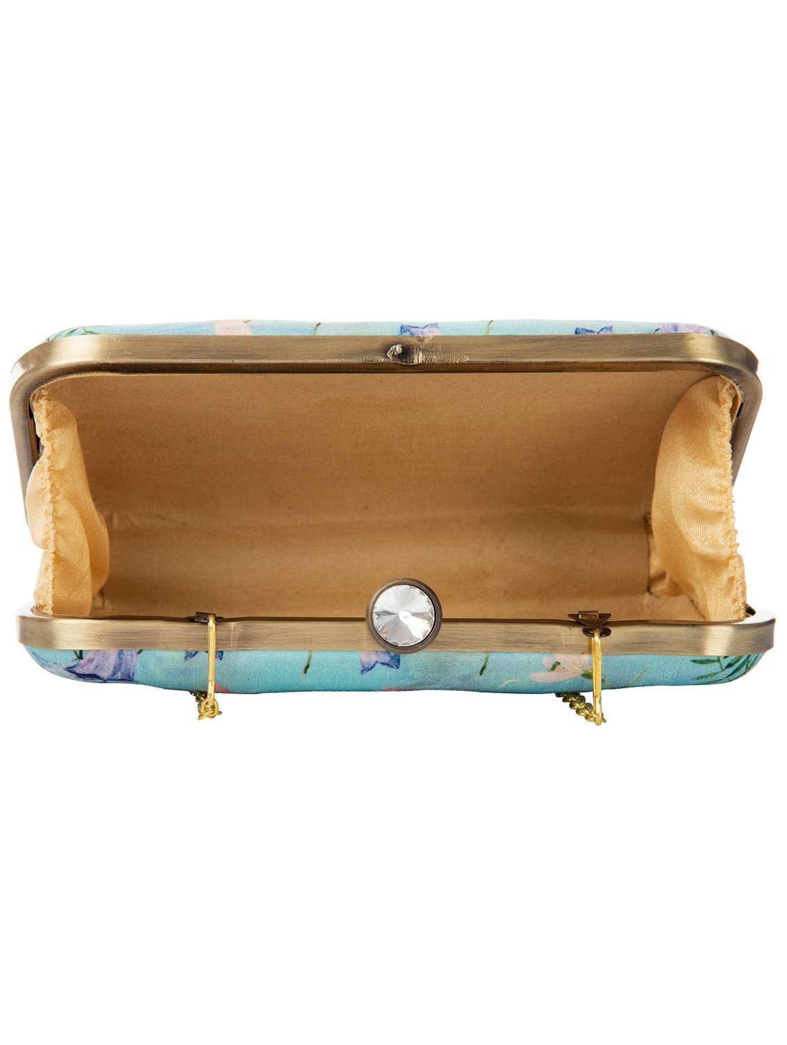 women light blue floral clutch box - 18514759 -  Standard Image - 2