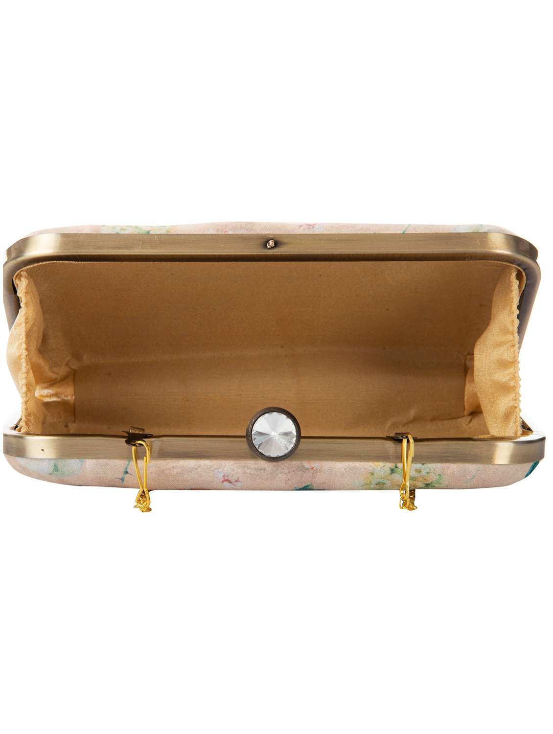 women beige floral clutch box - 18514760 -  Standard Image - 2